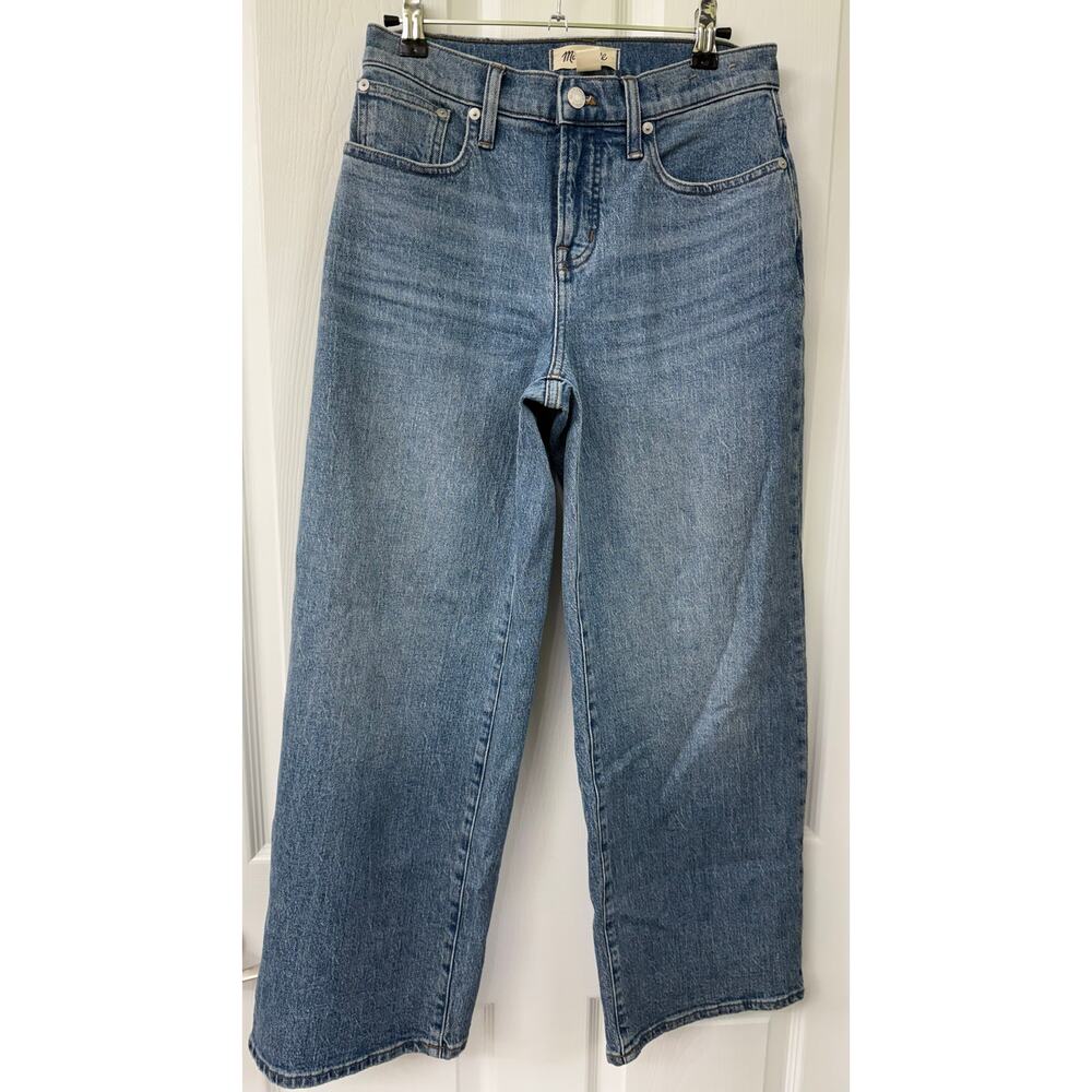 Madewell Light Blue Wide Leg Jeans